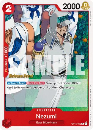 (OP15-010) Nezumi - Adventure on Kami's Island Release Event Cards - Normal