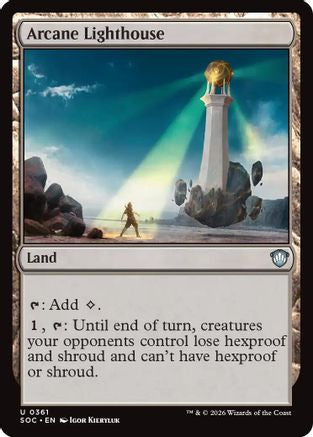 Arcane Lighthouse (SOC-361) - Commander: Secrets of Strixhaven