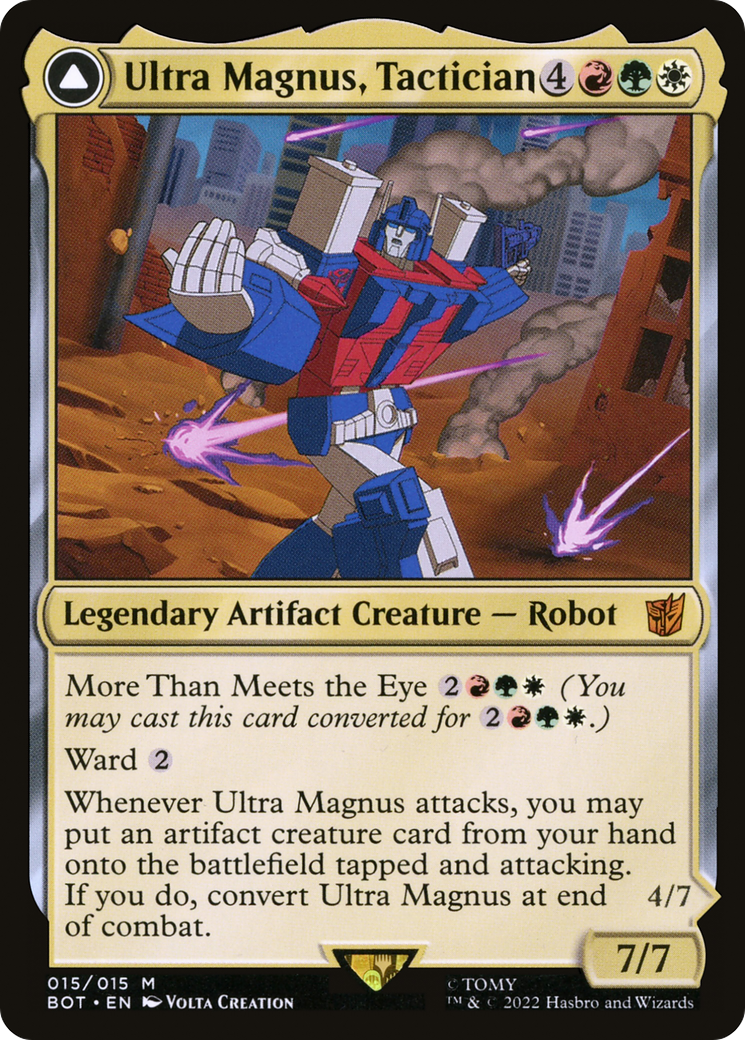 Ultra Magnus, Tactician // Ultra Magnus, Armored Carrier (BOT-015) - Transformers: (convertdfc) Foil