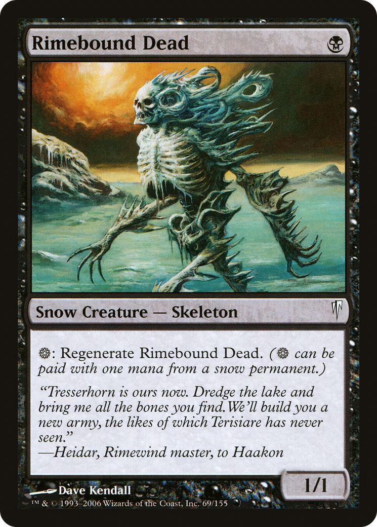 Rimebound Dead (CSP-069) - Coldsnap Foil