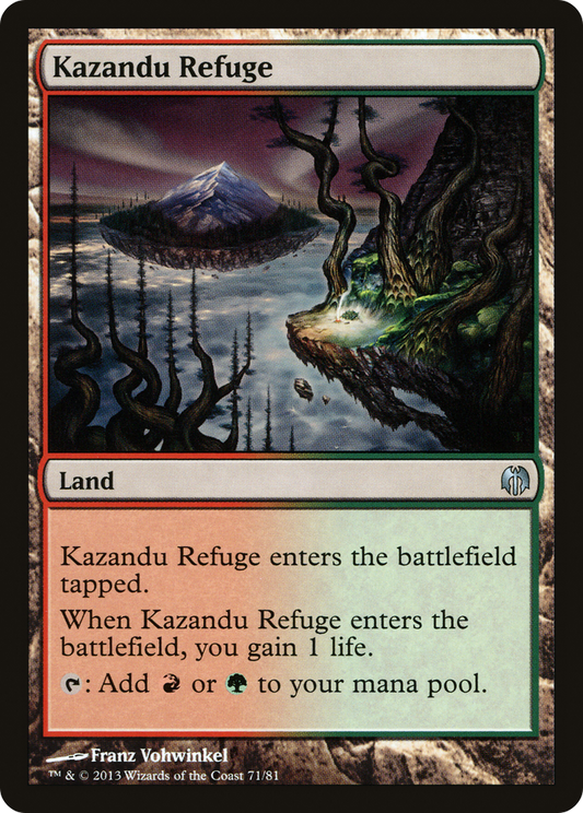 Kazandu Refuge (DDL-071) - Duel Decks: Heroes vs. Monsters