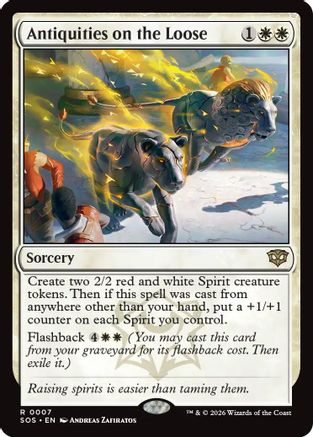 Antiquities on the Loose (SOS-007) - Secrets of Strixhaven
