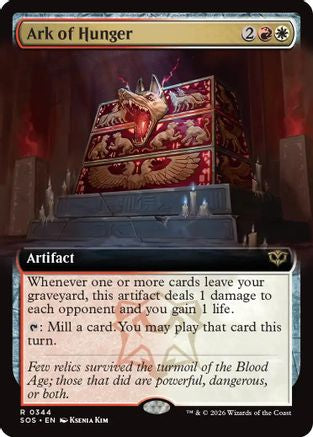 Ark of Hunger (Extended Art) (SOS-344) - Secrets of Strixhaven Foil