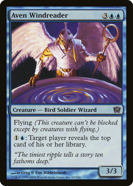 Aven Windreader (9ED-62★) - Ninth Edition Foil