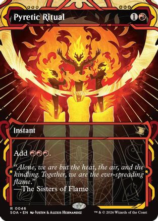 Pyretic Ritual (SOA-046) - Secrets of Strixhaven: Mystical Archive