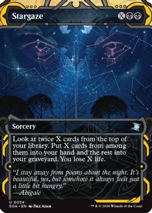 Stargaze (SOA-034) - Secrets of Strixhaven: Mystical Archive Foil