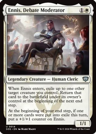 Ennis, Debate Moderator (SOS-014) - Secrets of Strixhaven