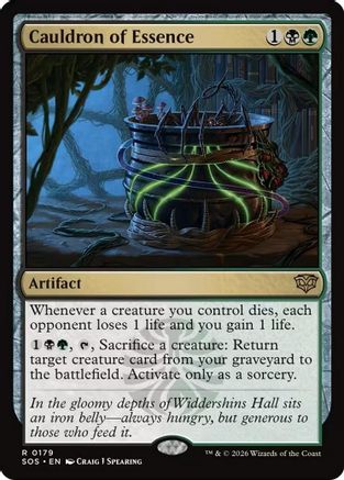 Cauldron of Essence (SOS-179) - Secrets of Strixhaven Foil