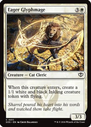Eager Glyphmage (SOS-011) - Secrets of Strixhaven Foil