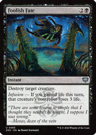 Foolish Fate (SOS-083) - Secrets of Strixhaven Foil