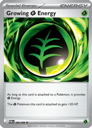 Growing Grass Energy (86/088) - Deck Exclusives  - Rare