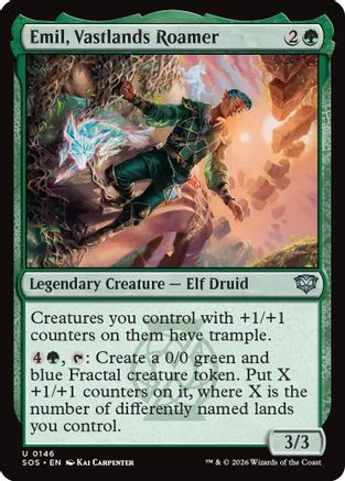 Emil, Vastlands Roamer (SOS-146) - Secrets of Strixhaven Foil
