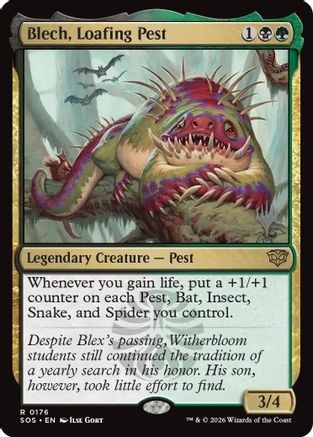 Blech, Loafing Pest (PPSOS-176) - Promo Pack: Secrets of Strixhaven