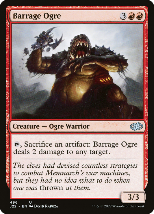Barrage Ogre (J22-496) - Jumpstart 2022