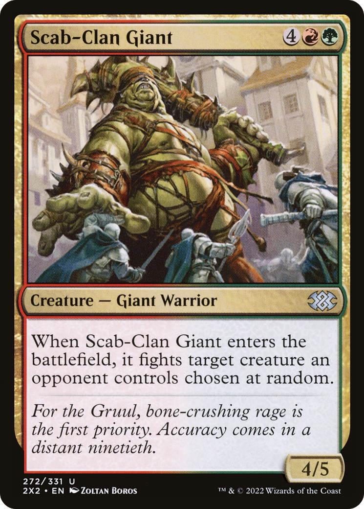 Scab-Clan Giant (2X2-272) - Double Masters 2022 Foil