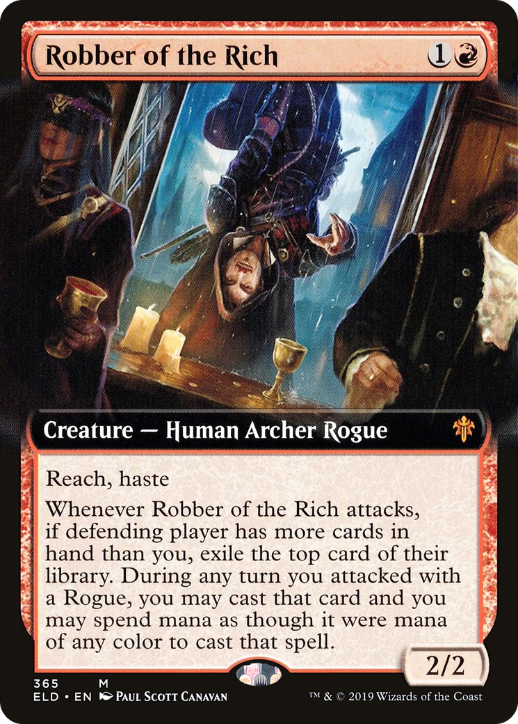 Robber of the Rich (ELD-365) - Throne of Eldraine: (Extended Art)