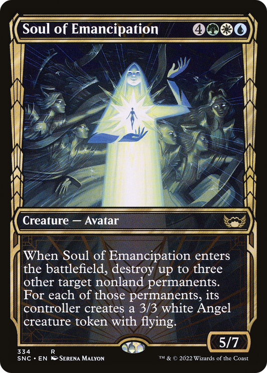 Soul of Emancipation (Showcase)  (SNC-334) - Streets of New Capenna: (Showcase)
