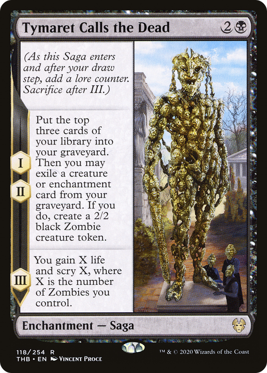 Tymaret Calls the Dead (THB-118) - Theros Beyond Death Foil