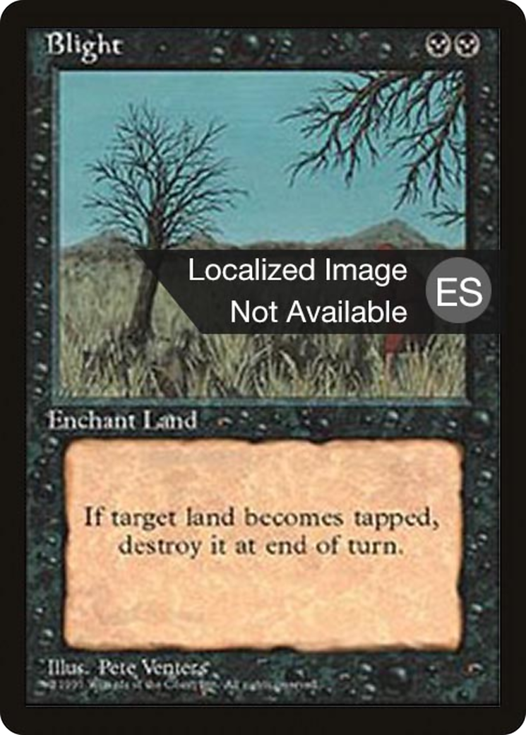 Blight (4BB-122) - Fourth Edition Foreign Black Border