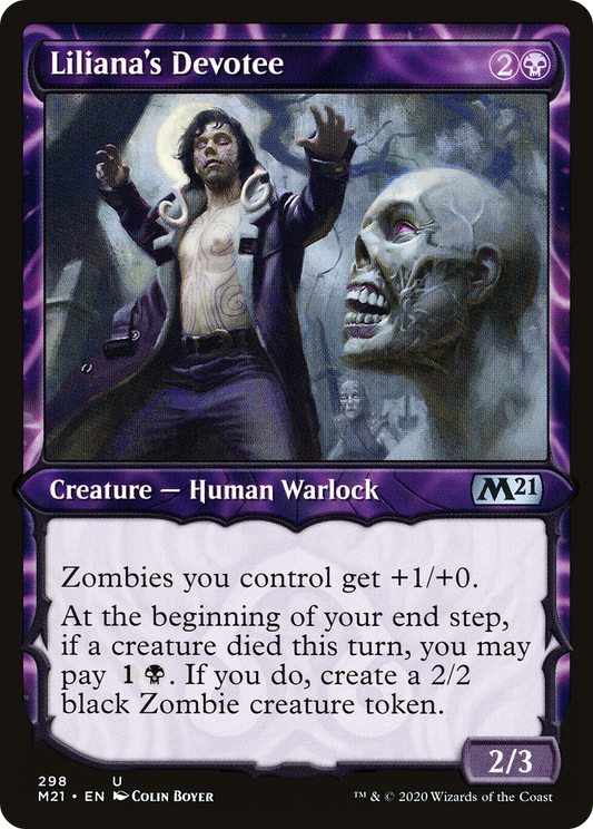 Liliana's Devotee (Showcase) (M21-298) - Core Set 2021: (Showcase)