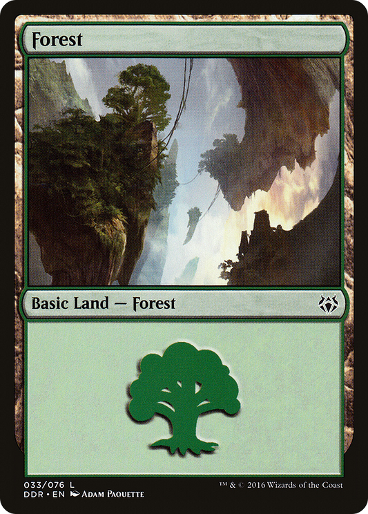 Forest (DDR-033) - Duel Decks: Nissa vs. Ob Nixilis