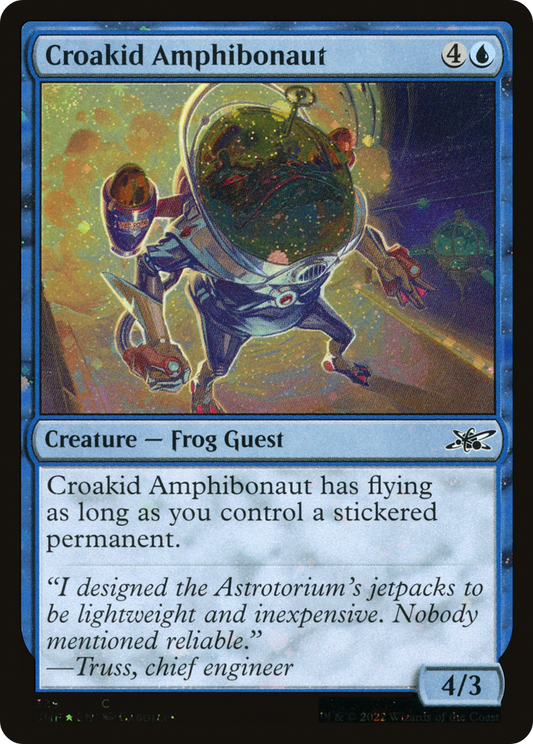 Croakid Amphibonaut (UNF-329) - Unfinity Foil