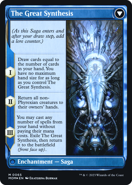 Jin-Gitaxias // The Great Synthesis (PMOM-65S) - March of the Machine Promos Foil