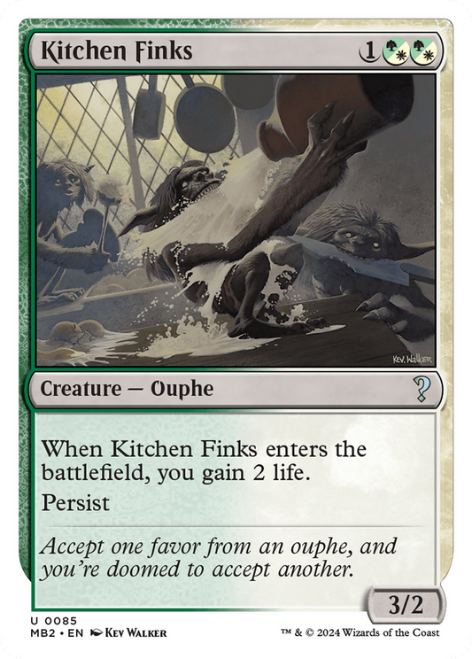 Kitchen Finks (MB2-085) - Mystery Booster 2