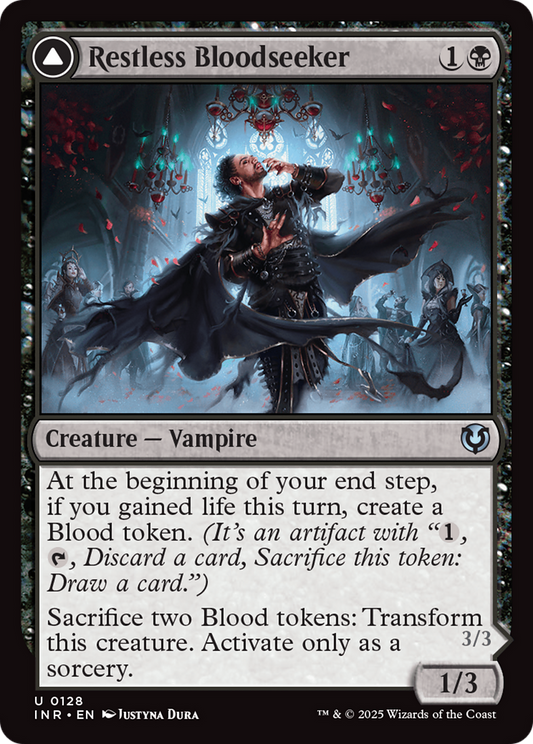 Restless Bloodseeker // Bloodsoaked Reveler (INR-128) - Innistrad Remastered
