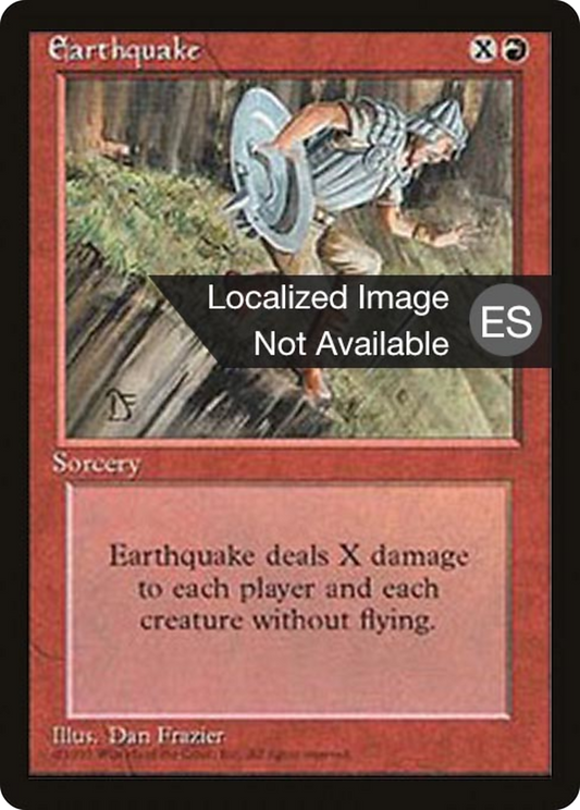 Earthquake (4BB-189) - Fourth Edition Foreign Black Border