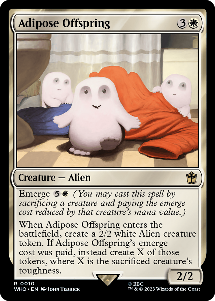 Adipose Offspring  (WHO-010) - Doctor Who Foil