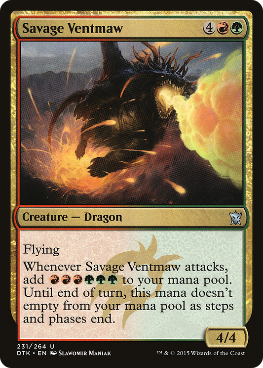 Savage Ventmaw (DTK-231) - Dragons of Tarkir Foil