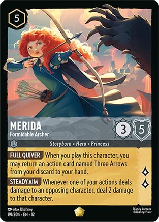 (191/204)  Merida - Formidable Archer - Wilds Unknown  Normal