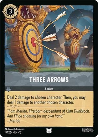 (197/204)  Three Arrows - Wilds Unknown  Normal