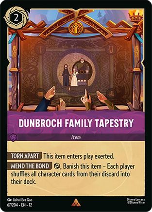 (067/204)  DunBroch Family Tapestry - Wilds Unknown  Normal
