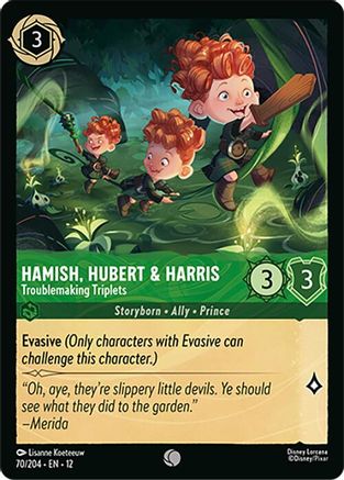 (070/204)  Hamish, Hubert & Harris - Troublemaking Triplets - Wilds Unknown  Normal