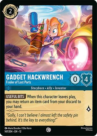 (147/204)  Gadget Hackwrench - Finder of Lost Parts - Wilds Unknown  Normal
