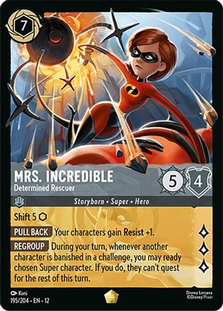 (195/204)  Mrs. Incredible - Determined Rescuer - Wilds Unknown  Normal