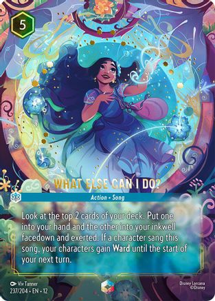 (237/204)  What Else Can I Do? (Enchanted) - Wilds Unknown  Holofoil
