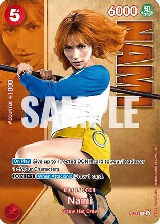 (P-139) Nami - (Premium Card Collection -Live Action Edition Vol.2 Straw Hat Crew-) - One Piece Promotion Cards - Foil