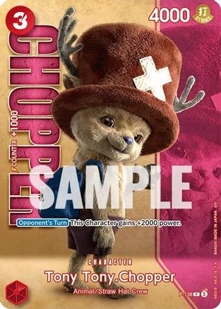(P-138) Tony Tony.Chopper - (Premium Card Collection -Live Action Edition Vol.2 Straw Hat Crew-) - One Piece Promotion Cards - Foil
