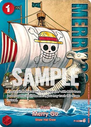 (P-142) Merry Go - (Premium Card Collection -Live Action Edition Vol.2 Straw Hat Crew-) - One Piece Promotion Cards - Foil