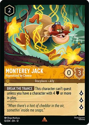 (012/204)  Monterey Jack - Hypnotized by Cheese - Wilds Unknown  Cold Foil