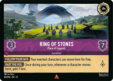 (068/204)  Ring of Stones - Place of Legends - Wilds Unknown  Normal