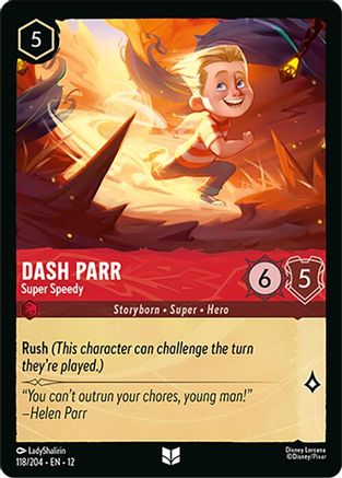 (118/204)  Dash Parr - Super Speedy - Wilds Unknown  Normal