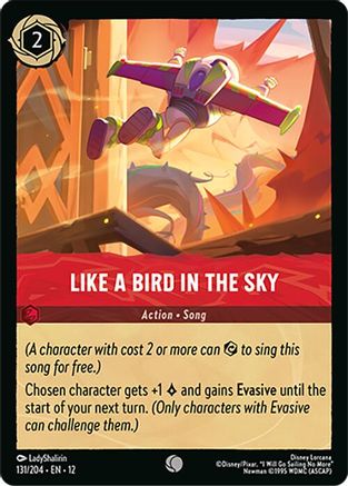 (131/204)  Like A Bird In the Sky - Wilds Unknown  Cold Foil