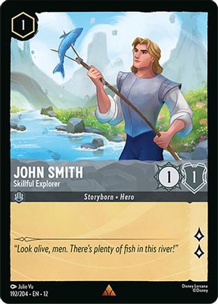 (192/204)  John Smith - Skillful Explorer - Wilds Unknown  Cold Foil