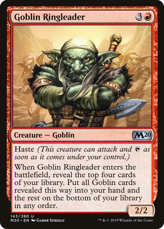 Goblin Ringleader (M20-143) - Core Set 2020 Foil