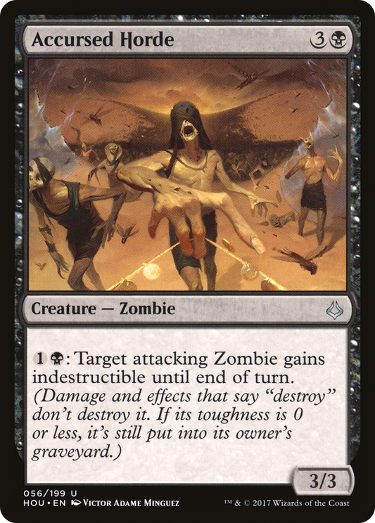 Accursed Horde (HOU-056) - Hour of Devastation Foil