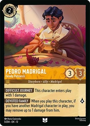 (005/204)  Pedro Madrigal - Family Patriarch - Wilds Unknown  Normal